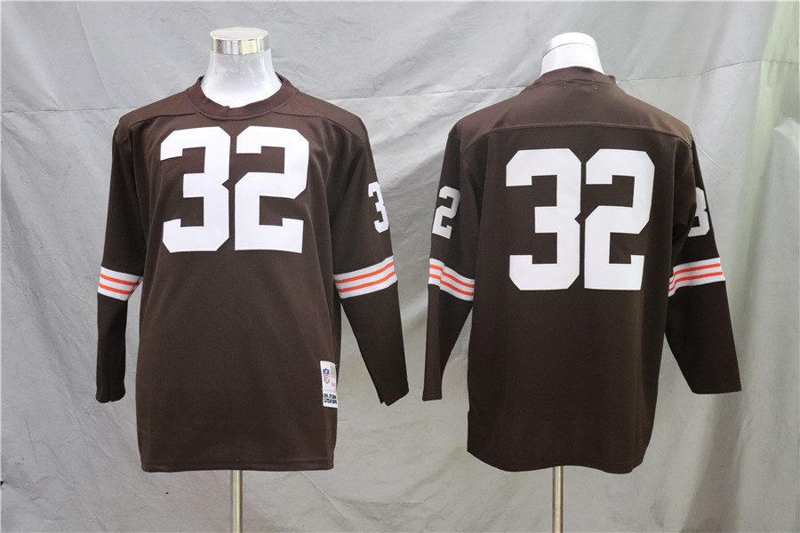 Men's Cleveland Browns Jim Brown Mitchell & Ness Brown Legacy Jersey